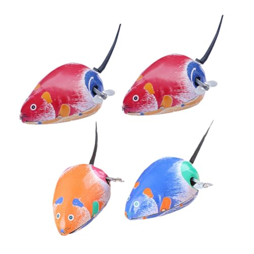 VICASKY 4 Stück Teiliges Aufziehmaus aus Blech Bunte Farben Sicher und Stabil Fördert Feinmotorik und Eltern Junge Mädchen Kommunikation Geeignet für Kleinkinder Zufällige Zufällige Farbe VICASKY 4 Stück Teiliges Aufziehmaus aus Blech Bunte Farben Sicher und Stabil Fördert Feinmotorik und Eltern Junge Mädchen Kommunikation Geeignet für Kleinkinder Zufällige Zufällige Farbe von VICASKY