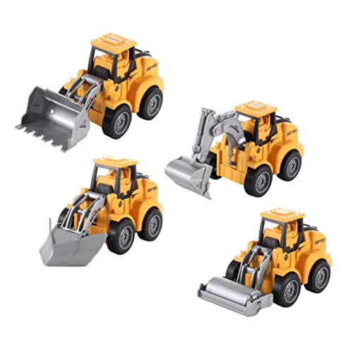 VICASKY 4 Stück Teiliges Baustellenfahrzeug Spielzeugset für Jungen und Bagger Bulldozer und Zementmischer Robuste Kunststoffspielzeuge für Jahren Fördert Kreativität und Motorik VICASKY 4 Stück Teiliges Baustellenfahrzeug Spielzeugset für Jungen und Bagger Bulldozer und Zementmischer Robuste Kunststoffspielzeuge für Jahren Fördert Kreativität und Motorik von VICASKY