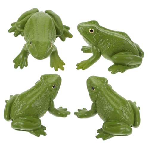VICASKY 4 Stück Teiliges Froschspielzeug Froschmodell mit Sound Lustige Dekoration Pädagogisch für Jungen Mädchen Geschenk VICASKY 4 Stück Teiliges Froschspielzeug Froschmodell mit Sound Lustige Dekoration Pädagogisch für Jungen Mädchen Geschenk von VICASKY