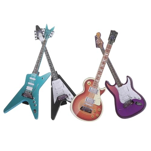 VICASKY 4 Stück Teiliges Gitarren Haarklammern Metall Punk Rock Musik Haarspangen für Festivals Partys Alltag Stilvolle Design Auffällige Accessoires für Musikliebhaber VICASKY 4 Stück Teiliges Gitarren Haarklammern Metall Punk Rock Musik Haarspangen für Festivals Partys Alltag Stilvolle Design Auffällige Accessoires für Musikliebhaber von VICASKY