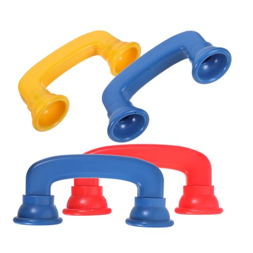 VICASKY 4 Stück Teiliges Hörspieltelefon Spielzeugset für Kleinkinder Lernspielzeug zur Aussprachekorrektur mit Mikrofon Rot Pfau Blau Gelb Dunkelgrün Fördert Sprachentwicklung und VICASKY 4 Stück Teiliges Hörspieltelefon Spielzeugset für Kleinkinder Lernspielzeug zur Aussprachekorrektur mit Mikrofon Rot Pfau Blau Gelb Dunkelgrün Fördert Sprachentwicklung und von VICASKY