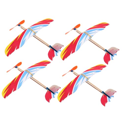VICASKY 4 Stück Teiliges Kreatives Flugzeugspielzeug aus Flexiblem Leicht Zusammenzubauen Sicher für Outdoor Gleiter für Jungen und Mädchen Fördert Motorik und Kreativität VICASKY 4 Stück Teiliges Kreatives Flugzeugspielzeug aus Flexiblem Leicht Zusammenzubauen Sicher für Outdoor Gleiter für Jungen und Mädchen Fördert Motorik und Kreativität von VICASKY