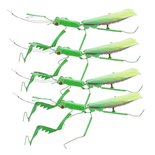 VICASKY 4 Stück Teiliges Mantis Modell Realistische Insektenfiguren Langlebig als Deko und Kinderspielzeug für Zimmer Schreibtisch Blumentopf und Garten Geeignet VICASKY 4 Stück Teiliges Mantis Modell Realistische Insektenfiguren Langlebig als Deko und Kinderspielzeug für Zimmer Schreibtisch Blumentopf und Garten Geeignet von VICASKY
