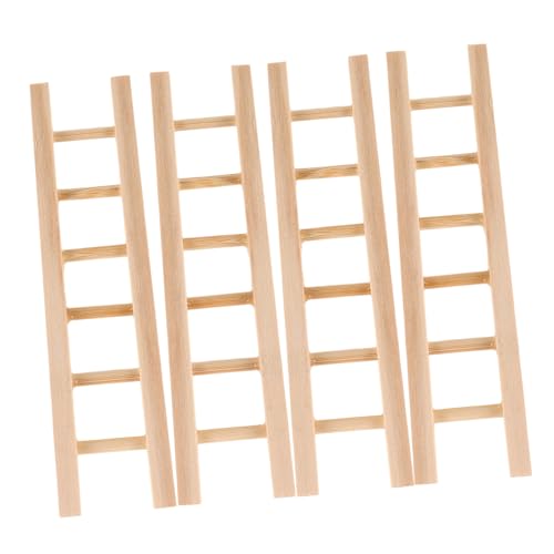 VICASKY 4 Stück Teiliges Mini Holzleitern für Puppenhaus und DIY Basteln Stabile Miniatur Trittleiter aus Naturholz Vielseitig für Feengarten Mikro Landschaft Kreative Dekoration VICASKY 4 Stück Teiliges Mini Holzleitern für Puppenhaus und DIY Basteln Stabile Miniatur Trittleiter aus Naturholz Vielseitig für Feengarten Mikro Landschaft Kreative Dekoration von VICASKY