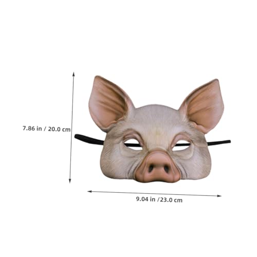 VICASKY 4 Stück Teiliges Party Schweinemasken Halbe Tiergesicht-masken für Karneval Halloween Cosplay und Kostümparty Atmungsaktive Vielseitige Verkleidungsmasken in Weiß und Schwarz VICASKY 4 Stück Teiliges Party Schweinemasken Halbe Tiergesicht-masken für Karneval Halloween Cosplay und Kostümparty Atmungsaktive Vielseitige Verkleidungsmasken in Weiß und Schwarz von VICASKY