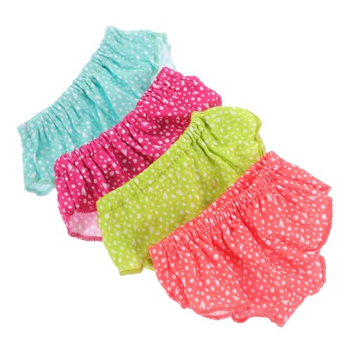 VICASKY 4 Stück Teiliges Puppenunterwäsche aus Leichtem Bunte für Puppen Langlebig und Wiederverwendbar Zubehör zum Ankleiden von Spielzeugpuppen VICASKY 4 Stück Teiliges Puppenunterwäsche aus Leichtem Bunte für Puppen Langlebig und Wiederverwendbar Zubehör zum Ankleiden von Spielzeugpuppen von VICASKY
