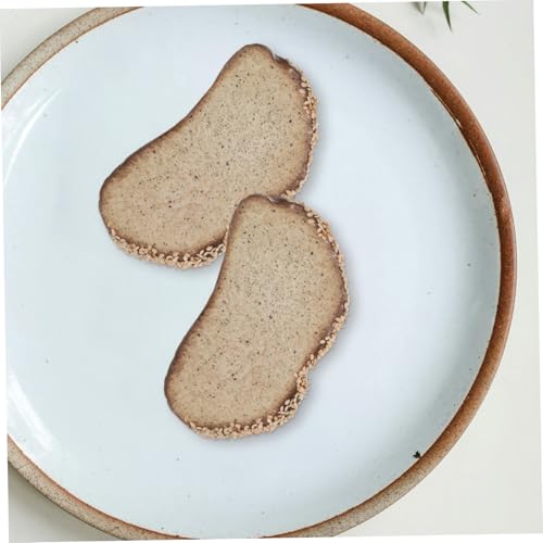 VICASKY 4 Stück Teiliges Realistische Brotscheiben Modell Detailgetreue Französische Toast Simulation Vielseitig für Bäckerei schaufenster Küchendekoration und Food Fotografie Täuschend VICASKY 4 Stück Teiliges Realistische Brotscheiben Modell Detailgetreue Französische Toast Simulation Vielseitig für Bäckerei schaufenster Küchendekoration und Food Fotografie Täuschend von VICASKY