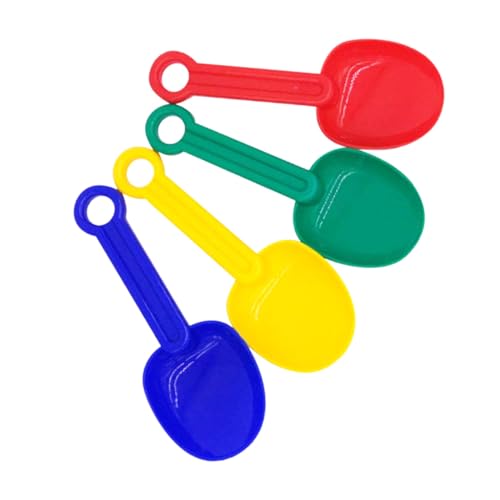 VICASKY 4 Stück Teiliges Sandspielzeug für Bunte Sandschaufeln aus Langlebigem Material Sicher und Spaßig für Strand und Sandkasten für Jungen und Mädchen im Outdoor Spiel von VICASKY
