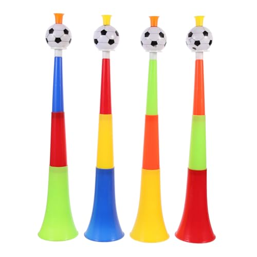 VICASKY 4 Stück Teleskopisches Fußballhorn Fußballhörner Für Blasrohr Fußballhörner Und Krachmacher Pfeifen Mit Lanyard Mini-drucklufthorn Fußballspiel-trompete Signalhorn Plastik VICASKY 4 Stück Teleskopisches Fußballhorn Fußballhörner Für Blasrohr Fußballhörner Und Krachmacher Pfeifen Mit Lanyard Mini-drucklufthorn Fußballspiel-trompete Signalhorn Plastik von VICASKY
