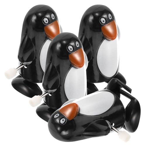 VICASKY 4stücke Teiliges Aufziehspielzeug Pinguin Niedliche Weihnachtsdeko Und Spielzeug Für Feiertage Geburtstagsfeiern Füller Für Weihnachtsstrümpfe von VICASKY