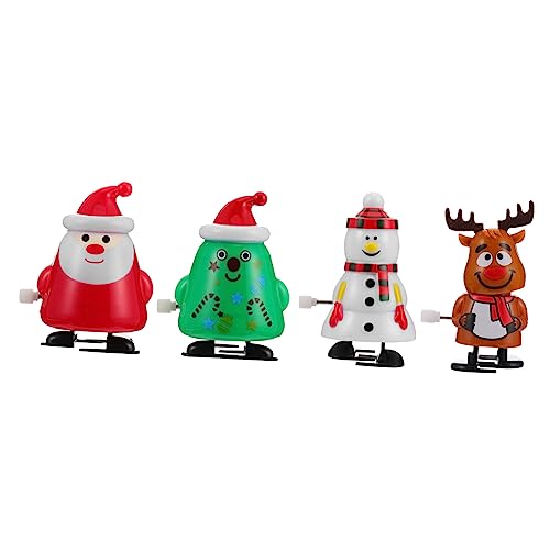 VICASKY 4 Stück Uhrwerk-Weihnachtspuppe Party für kinderspielzeug Uhrwerk Tierspielzeug Aufzieh Laufendes mit Uhrwerk Weihnachtsmann-Laufspielzeug Abs VICASKY 4 Stück Uhrwerk-Weihnachtspuppe Party für kinderspielzeug Uhrwerk Tierspielzeug Aufzieh Laufendes mit Uhrwerk Weihnachtsmann-Laufspielzeug Abs von VICASKY