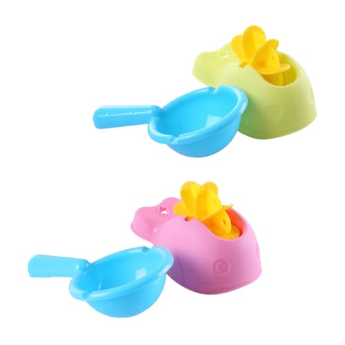 VICASKY 4 Stücke Baby Spielzeug Set Lustige Wasser Spielzeug Whale Wasserrad Sicher Material von VICASKY