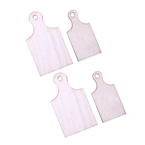 VICASKY 4 Stücke Mini Holz Schneidebretter mit Griff für Puppenhäuser DIY Küchen Szenen Vielseitige Verwendung für Kreative Projekte Langlebig und Authentisch VICASKY 4 Stücke Mini Holz Schneidebretter mit Griff für Puppenhäuser DIY Küchen Szenen Vielseitige Verwendung für Kreative Projekte Langlebig und Authentisch von VICASKY