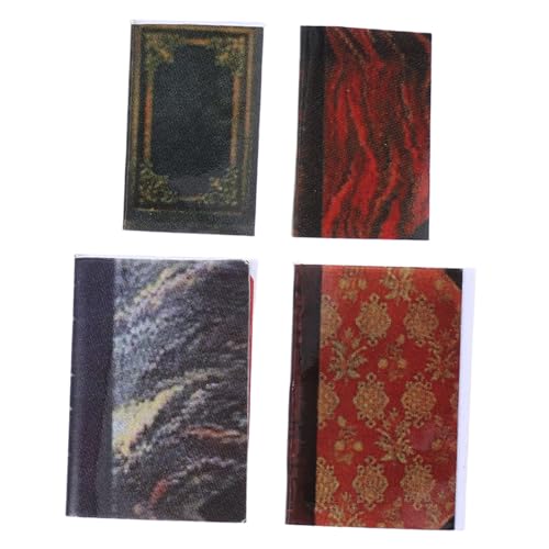 VICASKY 4 Stücke Miniatur Bücher Für Puppenhaus Realistische Mini Bücher Puppe Studie Bücherregal Zubehör Tiny Pretend Spielen Spielzeug VICASKY 4 Stücke Miniatur Bücher Für Puppenhaus Realistische Mini Bücher Puppe Studie Bücherregal Zubehör Tiny Pretend Spielen Spielzeug von VICASKY