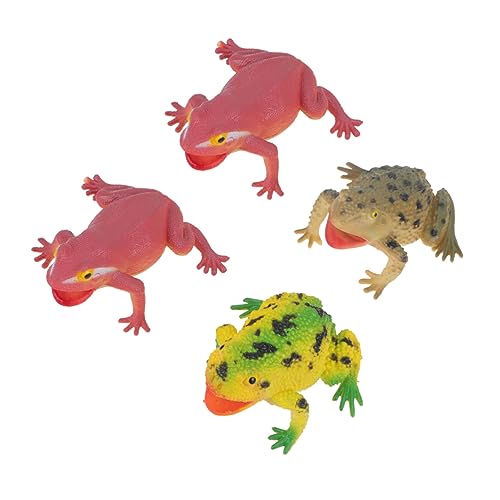 VICASKY 4 Stücke knifflige Requisite für kinderspielzeug kinderknallzeug Toys for Fun Toy Kid Toys schreiender Frosch klingendes Quetschspielzeug von VICASKY