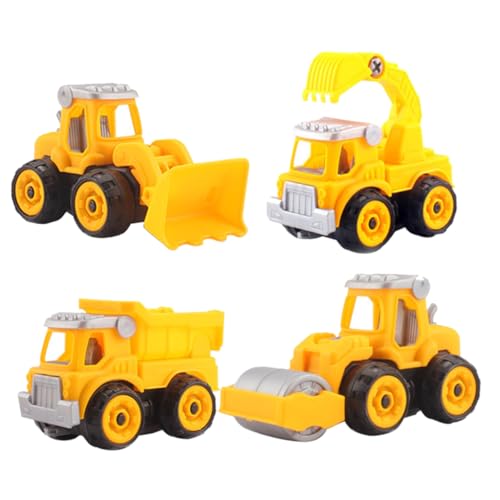 VICASKY Kinder-LKW-bauset Zum Zerlegen 4-teilig Pädagogisches Auto-spielzeugset Baggermodell Demontageauto-Spielzeug Bunte Teile Zufälliger Stil VICASKY Kinder-LKW-bauset Zum Zerlegen 4-teilig Pädagogisches Auto-spielzeugset Baggermodell Demontageauto-Spielzeug Bunte Teile Zufälliger Stil von VICASKY