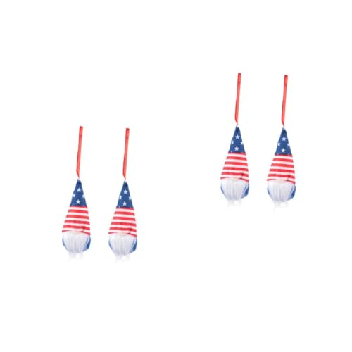 VICASKY 4 Teiliges Dwarf Festival Puppen Plüsch Dekoration Independence Day Patriotische Schreibtisch Schmuck für Büro VICASKY 4 Teiliges Dwarf Festival Puppen Plüsch Dekoration Independence Day Patriotische Schreibtisch Schmuck für Büro von VICASKY