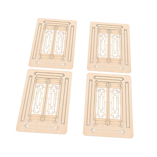 VICASKY 4 Teiliges Fensterbaumodell Kleiner Fensterrahmen Mini Hausmöbel Mini Gartenmöbel Puppenhausmöbel Mikro Fensterrahmen Winziges Fenster Miniatur Holzrahmen Holz Hellbraun VICASKY 4 Teiliges Fensterbaumodell Kleiner Fensterrahmen Mini Hausmöbel Mini Gartenmöbel Puppenhausmöbel Mikro Fensterrahmen Winziges Fenster Miniatur Holzrahmen Holz Hellbraun von VICASKY
