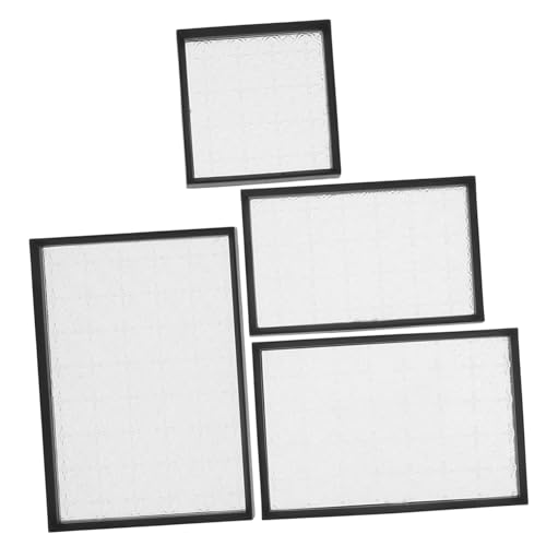 VICASKY 4 Teiliges Set Für Puppenhaus Dekorative Miniatur Teller Und öbelzubehör Mit Blütenmuster Perfekt Für Kreative Spielwelten Und Miniatur Dekorationen von VICASKY