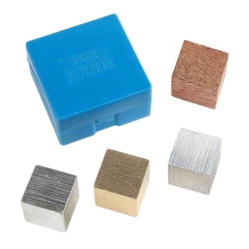 VICASKY 4-Teiliges Set Physik-Lehrgerät Physik experimente Physikexperimente Metall- und Holzwürfel Aerogelwürfel Würfeleisen Elementdichtewürfel Kupfer-Eisen-Aluminium-Holzblock VICASKY 4-Teiliges Set Physik-Lehrgerät Physik experimente Physikexperimente Metall- und Holzwürfel Aerogelwürfel Würfeleisen Elementdichtewürfel Kupfer-Eisen-Aluminium-Holzblock von VICASKY
