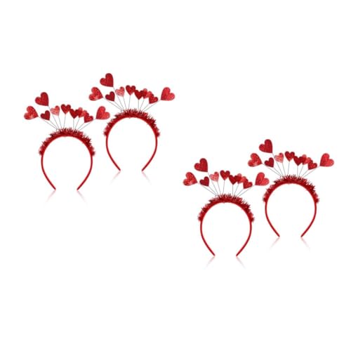 VICASKY 4 Valentinstag Haarreif Rote Pailletten Herz Haarbänder Damen Party Haarschmuck Hochzeit Foto Requisiten Mädchen Accessoires VICASKY 4 Valentinstag Haarreif Rote Pailletten Herz Haarbänder Damen Party Haarschmuck Hochzeit Foto Requisiten Mädchen Accessoires von VICASKY