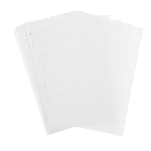 VICASKY 40 Blatt Buchaufkleber Binderclips Nagelaufkleber Nachfüll Aufkleberhalter Aufkleber Sammelseite DIY Aufkleberhalter Mehrzweck Aufkleberhalter Zuschneidbare Sammelseite von VICASKY