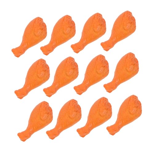 VICASKY 40 Stück Miniature Braised Chicken Leg Models Realistic Simulation Fake Food for Dollhouse Play Lifelike Mini Meat Props Creative Toy Kitchen Display Accessories von VICASKY