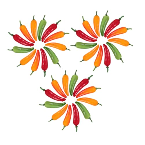 VICASKY 40 Stück Simulierte Paprika Modelle Heimdekoration Paprika Chili Partyzubehör Chili Pfeffer Ornament Paprika Party Dekorationen Chili Festival Dekorationen Chili Ornament VICASKY 40 Stück Simulierte Paprika Modelle Heimdekoration Paprika Chili Partyzubehör Chili Pfeffer Ornament Paprika Party Dekorationen Chili Festival Dekorationen Chili Ornament von VICASKY
