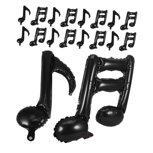 VICASKY 40 Stück Teiliges Musiknoten Folienballons Schwarz Langlebige Aluminiumfolie Einfache Befüllung Vielseitige Partydeko für Musik Themenfeiern Konzerte Geburtstage und Babypartys VICASKY 40 Stück Teiliges Musiknoten Folienballons Schwarz Langlebige Aluminiumfolie Einfache Befüllung Vielseitige Partydeko für Musik Themenfeiern Konzerte Geburtstage und Babypartys von VICASKY