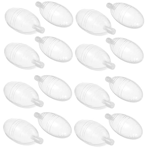 VICASKY 40St bb Bastelzubehör -Squeaker sensorisches Fisher-Babyspielzeug zappeln kräuseln Quietscher für Babyspielzeug Hundequietschen ersatz Plastik Transparent von VICASKY