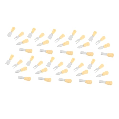 VICASKY 40st DIY-Material Mini-käseschaufel Mini-Messer-Schaufel- Kleines Hausmodell Mini- Mini-hausverzierung Mikroszene-küchengeschirr Puppenhaus Mops Yellow Harz VICASKY 40st DIY-Material Mini-käseschaufel Mini-Messer-Schaufel- Kleines Hausmodell Mini- Mini-hausverzierung Mikroszene-küchengeschirr Puppenhaus Mops Yellow Harz von VICASKY