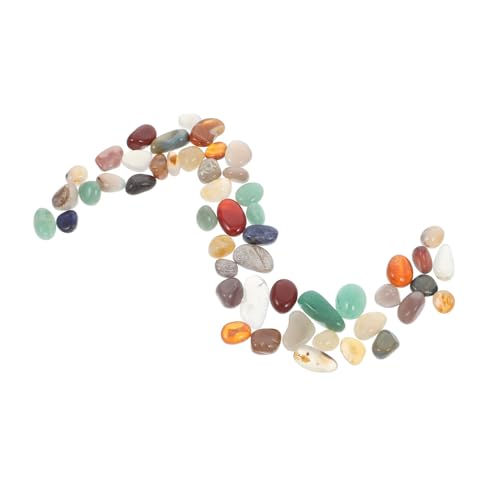 VICASKY Polierte Steine Achat-edelstein-set 100 G Gemischte Kristalle Lernspielzeug für Jungen und Mädchen Landschaftsbau-steine Dekorationsset von VICASKY