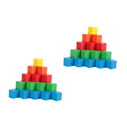 VICASKY 40st Würfelblöcke Interessanter Würfelblock Puzzle-Block Baustein Lustiger Würfelblock Kreativer Würfelblock Holz VICASKY 40st Würfelblöcke Interessanter Würfelblock Puzzle-Block Baustein Lustiger Würfelblock Kreativer Würfelblock Holz von VICASKY