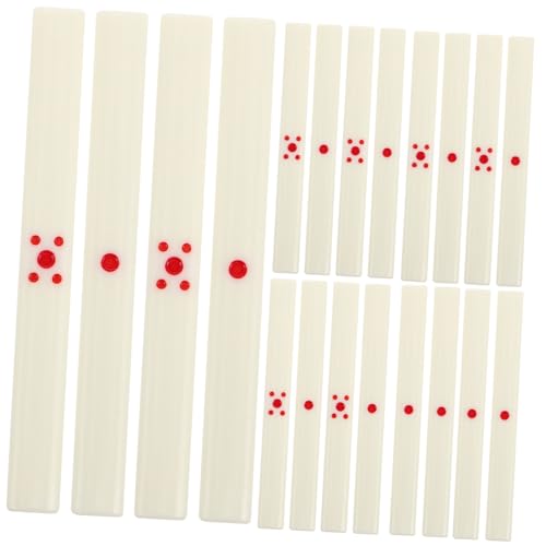 VICASKY 44 Stück Mahjong Punktesticks und Wettspiel Zubehör für Mahjong Spiele und Wettbewerbe Hochwertige Spielsteine für Brettspiele und VICASKY 44 Stück Mahjong Punktesticks und Wettspiel Zubehör für Mahjong Spiele und Wettbewerbe Hochwertige Spielsteine für Brettspiele und von VICASKY