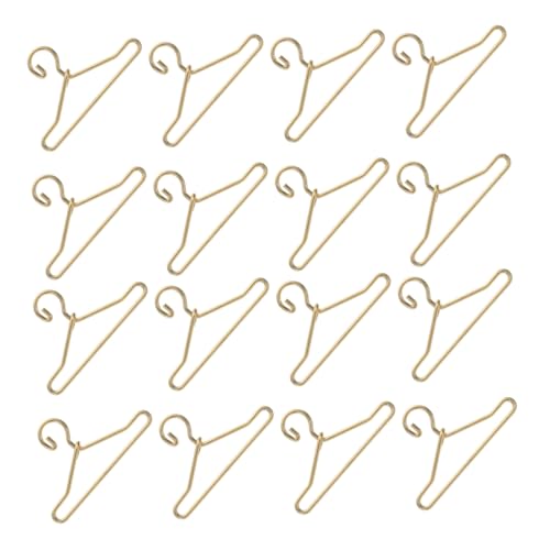 VICASKY 45 Stück Mini Kleiderbügel für Puppen Metall Kleiderbügel für Puppenkleidung für Mini Häuser und Puppenmode Dekorativ und Praktisch VICASKY 45 Stück Mini Kleiderbügel für Puppen Metall Kleiderbügel für Puppenkleidung für Mini Häuser und Puppenmode Dekorativ und Praktisch von VICASKY