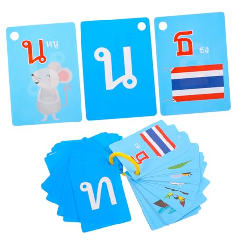 VICASKY 45st Lernkarten Alphabet-Flash-Karten Kommunikationskarten Für Nonverbale Schulmaterial Für Zu Hause Lehrmaterial Lernspiele Bildkarten Wörter Flash-Karten Colorful Papier VICASKY 45st Lernkarten Alphabet-Flash-Karten Kommunikationskarten Für Nonverbale Schulmaterial Für Zu Hause Lehrmaterial Lernspiele Bildkarten Wörter Flash-Karten Colorful Papier von VICASKY