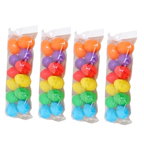 VICASKY 48 Stück Bunte Ostereier Set Imitationseier aus Kunststoff für Kreative Deko für Ostern Basteln Kinderaktivitäten und Festliche Anlässe VICASKY 48 Stück Bunte Ostereier Set Imitationseier aus Kunststoff für Kreative Deko für Ostern Basteln Kinderaktivitäten und Festliche Anlässe von VICASKY