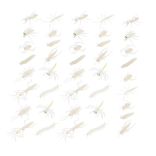 VICASKY 48 Stücke Gefälschte Insekt Spielzeug Kreative Leuchtende Insektenmodelle Halloween Schwierige Spielzeug VICASKY 48 Stücke Gefälschte Insekt Spielzeug Kreative Leuchtende Insektenmodelle Halloween Schwierige Spielzeug von VICASKY