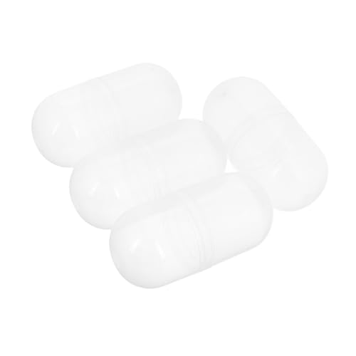 VICASKY 4Pcs Automaschinenschalen Verkaufsmaschine Gumball Maschine Zum Kauen Von Zahnfleisch Gumballs Maschinenfüllbare Kugeln Kapseln Leerer Ball Plastik Transparent von VICASKY