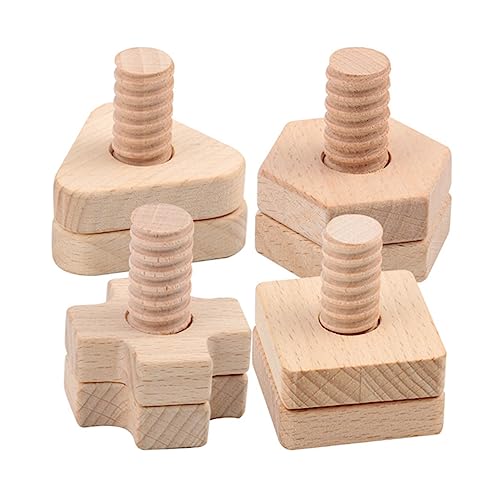 VICASKY 4Sätze Schraubenspielzeug für Teiliges Geometrischen Formen Kreatives Anziehspielzeug Motorik und Kreativität Sicher und Nachhaltig Perfektes VICASKY 4Sätze Schraubenspielzeug für Teiliges Geometrischen Formen Kreatives Anziehspielzeug Motorik und Kreativität Sicher und Nachhaltig Perfektes von VICASKY
