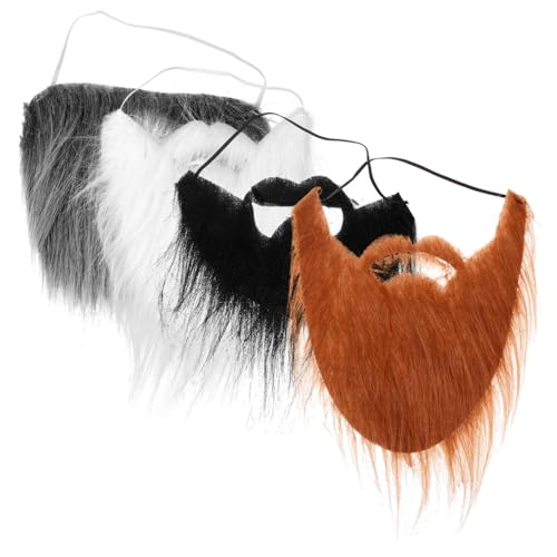 VICASKY 4Stücke Cosplay Vorgeschnittener Zwergenbart Farben für Partys Kostüme Bühnenaufführungen Wiederverwendbares Kostümzubehör für Festlichkeiten und Events VICASKY 4Stücke Cosplay Vorgeschnittener Zwergenbart Farben für Partys Kostüme Bühnenaufführungen Wiederverwendbares Kostümzubehör für Festlichkeiten und Events von VICASKY