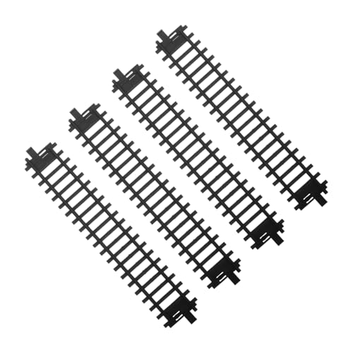 VICASKY 4 Stück Zugschienen Zubehör für Kinder Flexibles Eisenbahn Gleismodell Spielzeugeisenbahn Gleise aus Kunststoff Interaktives Schienenspielzeug für Kreatives Spielen VICASKY 4 Stück Zugschienen Zubehör für Kinder Flexibles Eisenbahn Gleismodell Spielzeugeisenbahn Gleise aus Kunststoff Interaktives Schienenspielzeug für Kreatives Spielen von VICASKY