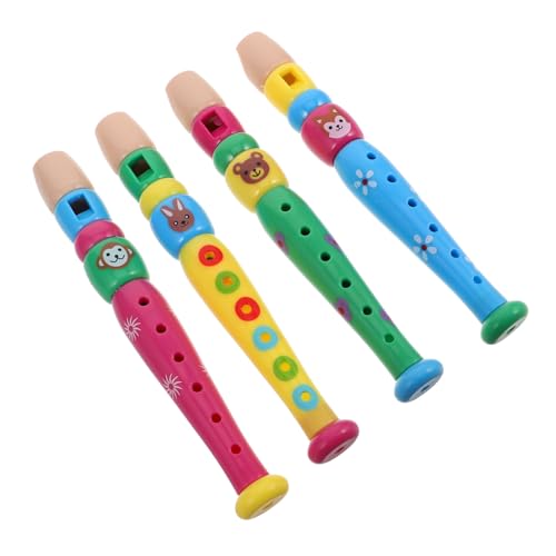VICASKY 4Stücke Kinderflöte Design Musikflöte aus Kunststoff und Sicheres und Einfaches Musikinstrument für Musikunterricht und Zuhause VICASKY 4Stücke Kinderflöte Design Musikflöte aus Kunststoff und Sicheres und Einfaches Musikinstrument für Musikunterricht und Zuhause von VICASKY