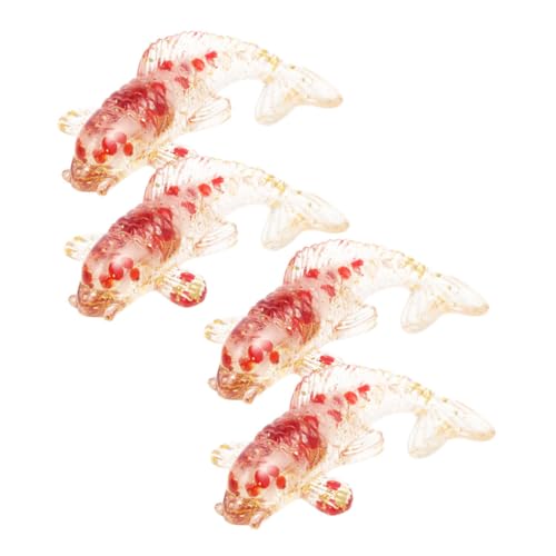VICASKY 4Stücke Kleine Kristall Fischfiguren Tischdeko Aus Natürlichem Kristall Goldfolie Cartoon Fisch Statue Für Wohnkultur VICASKY 4Stücke Kleine Kristall Fischfiguren Tischdeko Aus Natürlichem Kristall Goldfolie Cartoon Fisch Statue Für Wohnkultur von VICASKY