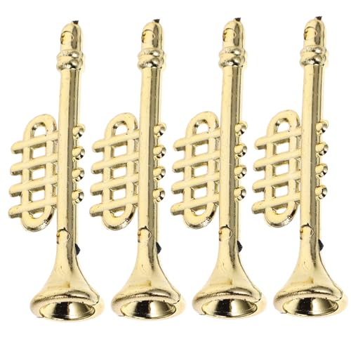 VICASKY 4Stücke Musikinstrumente Kleine Dekoration für Puppenhaus Langlebiges Kunststoffornament für Kreative Arrangements und Musikhobbyisten VICASKY 4Stücke Musikinstrumente Kleine Dekoration für Puppenhaus Langlebiges Kunststoffornament für Kreative Arrangements und Musikhobbyisten von VICASKY