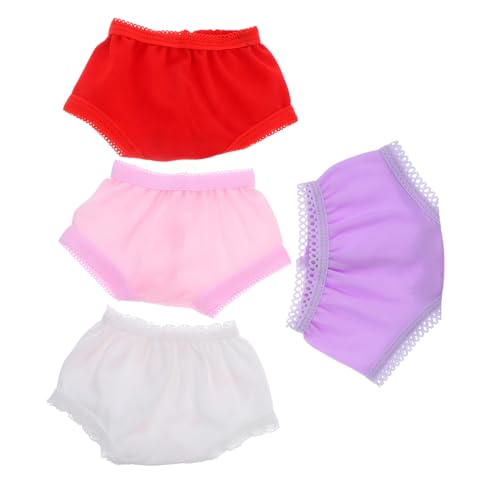 VICASKY 4Stücke Puppenunterwäsche Puppen Puppen Wiederverwendbar und Langlebig Zubehör für Rollenspiele VICASKY 4Stücke Puppenunterwäsche Puppen Puppen Wiederverwendbar und Langlebig Zubehör für Rollenspiele von VICASKY