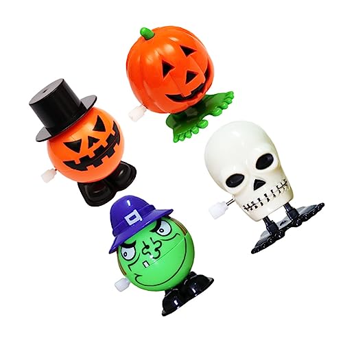 VICASKY 4Stücke Teiliges Set von Aufziehbaren Halloween Spielzeugen Jumping Toy für Hut Jump Pumpkin Jump Pumpkin Jump Skull und Jump Witch Lernspielzeug für Feste und Partys VICASKY 4Stücke Teiliges Set von Aufziehbaren Halloween Spielzeugen Jumping Toy für Hut Jump Pumpkin Jump Pumpkin Jump Skull und Jump Witch Lernspielzeug für Feste und Partys von VICASKY