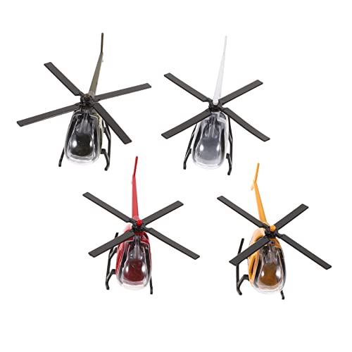 VICASKY Flugzeugmodell Spielzeug Für Jungen 4 Stück Kinder Hubschrauber Flugzeug Dekoration VICASKY Flugzeugmodell Spielzeug Für Jungen 4 Stück Kinder Hubschrauber Flugzeug Dekoration von VICASKY