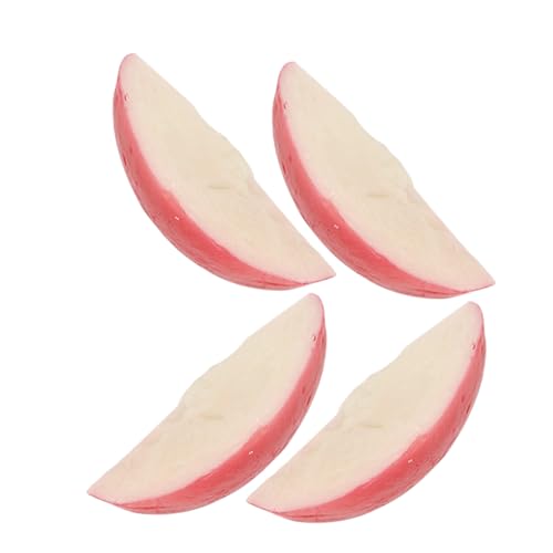 VICASKY 4pcs Gefälschte Radieschenscheiben Künstliche Gemüse -radieschensimulation Falsches Gemüsemodell VICASKY 4pcs Gefälschte Radieschenscheiben Künstliche Gemüse -radieschensimulation Falsches Gemüsemodell von VICASKY