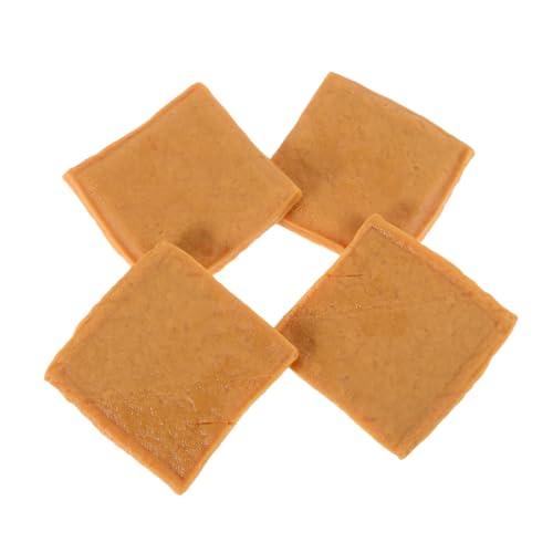 VICASKY 4pcs Gefälschte Tofu Realistische Tofu -Modell Für Küchen Restaurant Tofu Lebensmittel Replik Für Ausstellung Kreatives Künstliches von VICASKY